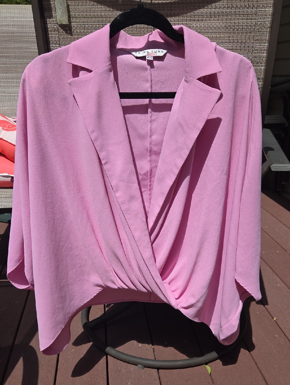 Trina Turk Pink  Jacket Top
